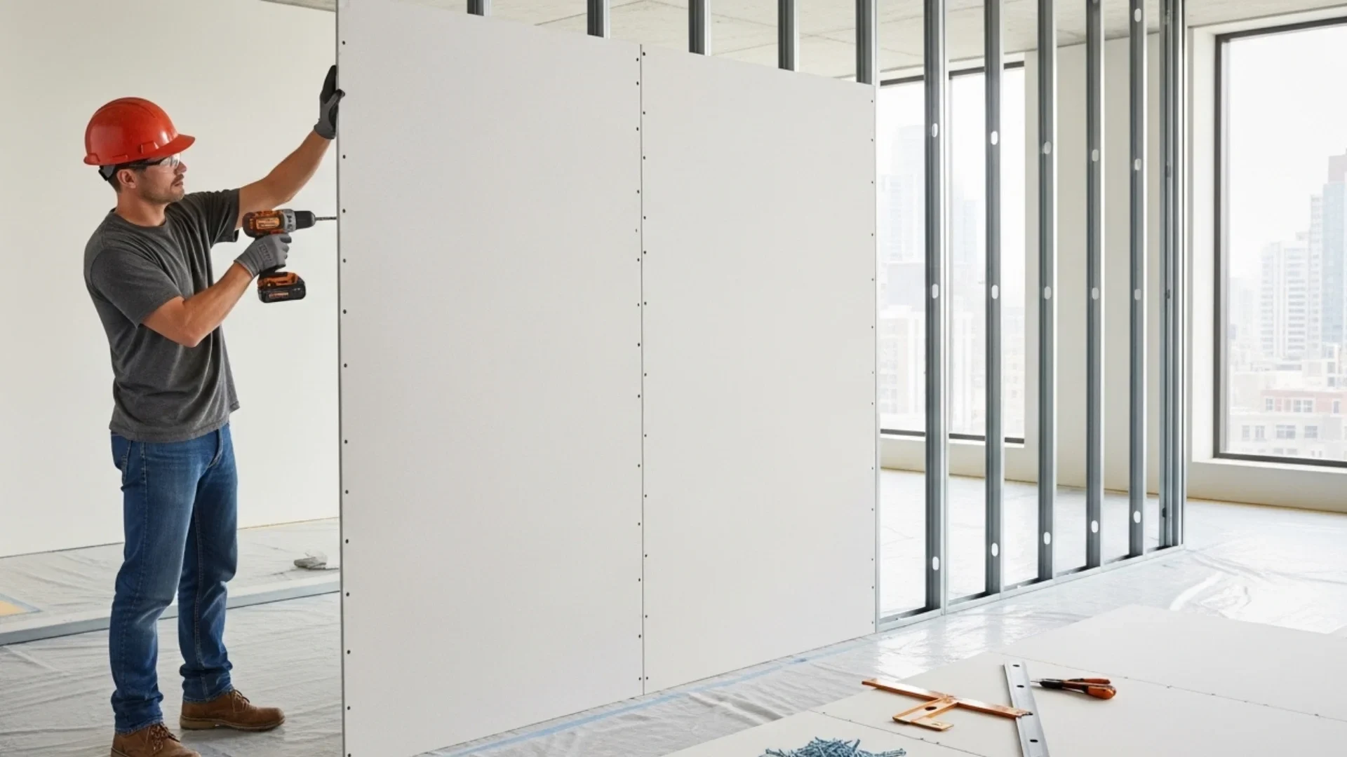 Gypsum-Board-Partition-Dubai